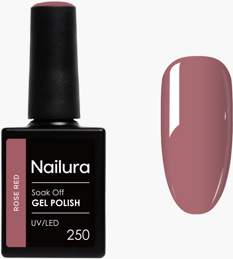 Nailura - Gel Polish 250 - Rose Red - 10 ml / Beauty