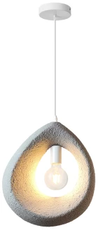 Φωτιστικό οροφής Ferclyn pakoworld E27 ps σε ανοιχτό γκρι 32x24x35εκ
