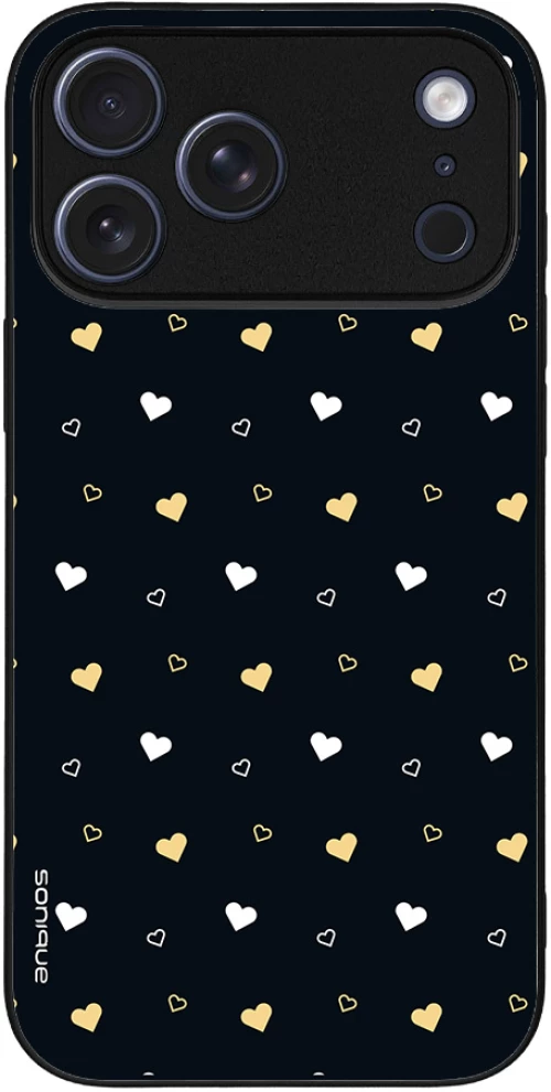Θήκη Sonique Heart Series για Apple iPhone 17 Pro Max Μαύρο 01