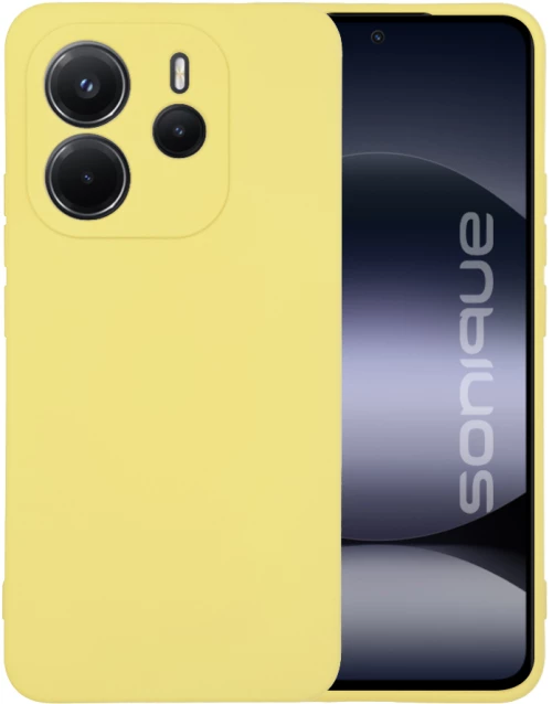 Θήκη Σιλικόνης My Colors Sonique Xiaomi Redmi Note 14 4G (164.84mm) Κίτρινο