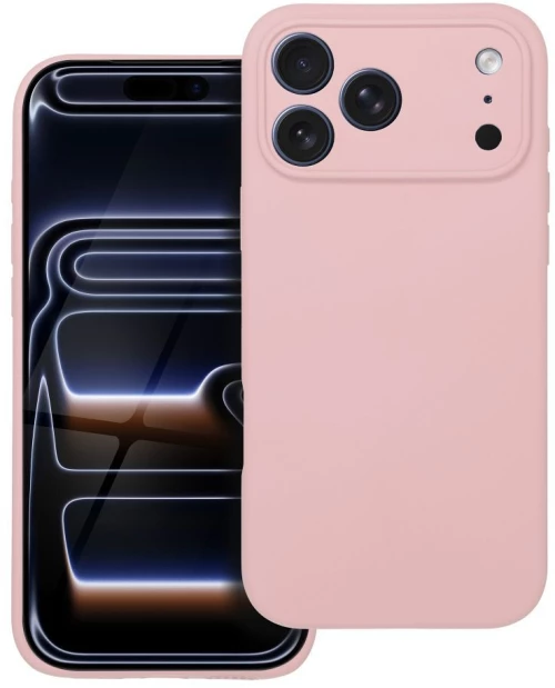 Case Silicone 2Mm For Iphone 17 Pro Max Sand Pink