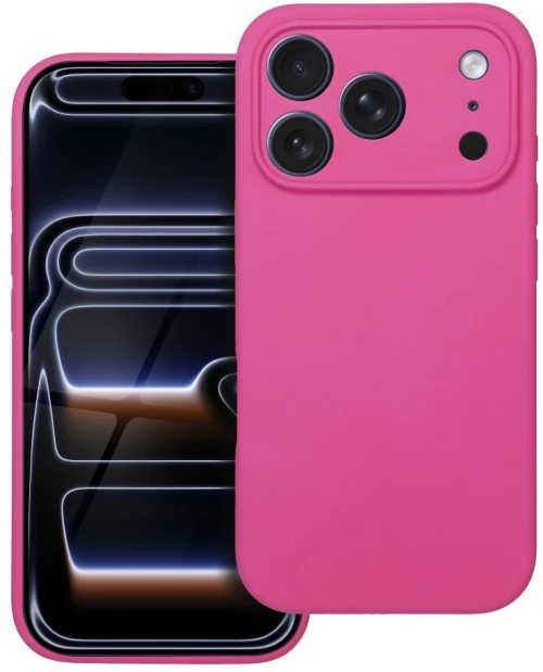 Case Silicone 2Mm For Iphone 17 Pro Pink
