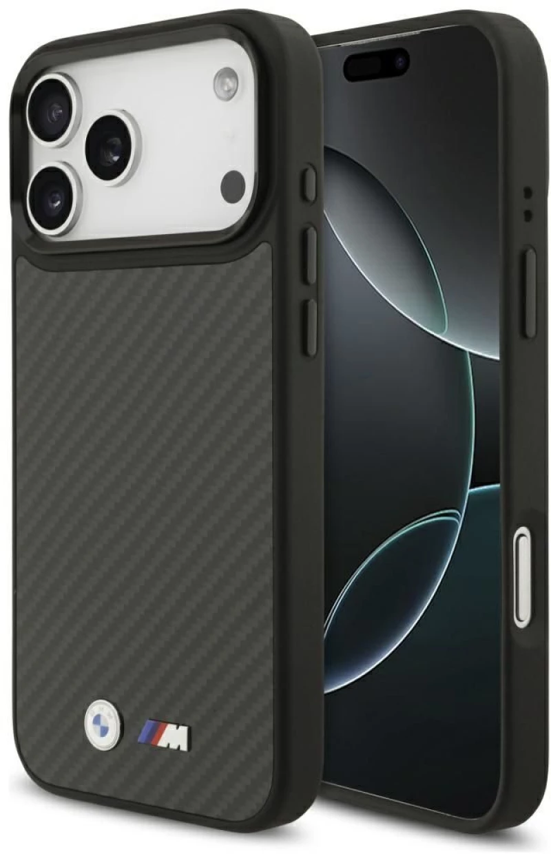 Bmw Case For Iphone 17 Pro Max Compatible With Magsafe Bmhmp17X24Cfmmk (Kevlar Matt) Black