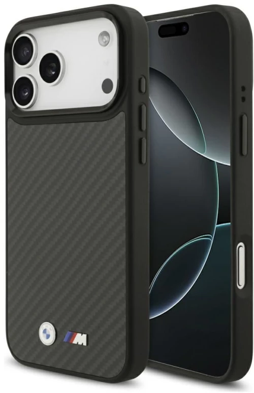 Bmw Case For Iphone 17 Pro Max Compatible With Magsafe Bmhmp17X24Cfmmk (Kevlar Matt) Black