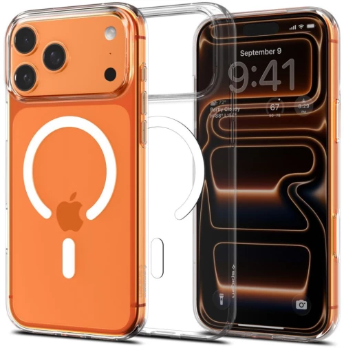 Spigen Case Liquid Crystal Mag Magsafe Iphone 17 Pro Clear/White