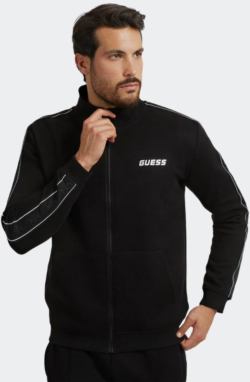 GUESS MICKEY FULL ZIP SWEATSHIRT - Z2YQ10KB3P2-JBLK
