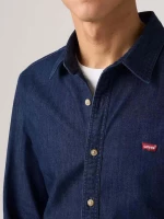 Levi’s Battery slim fit ανδρικό βαμβακερό τζιν πουκάμισο μπλε σκούρο 86625-0071
