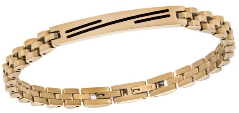 Βραχιόλι Senza Men`s Gold Stainless Steel SSD5952GD