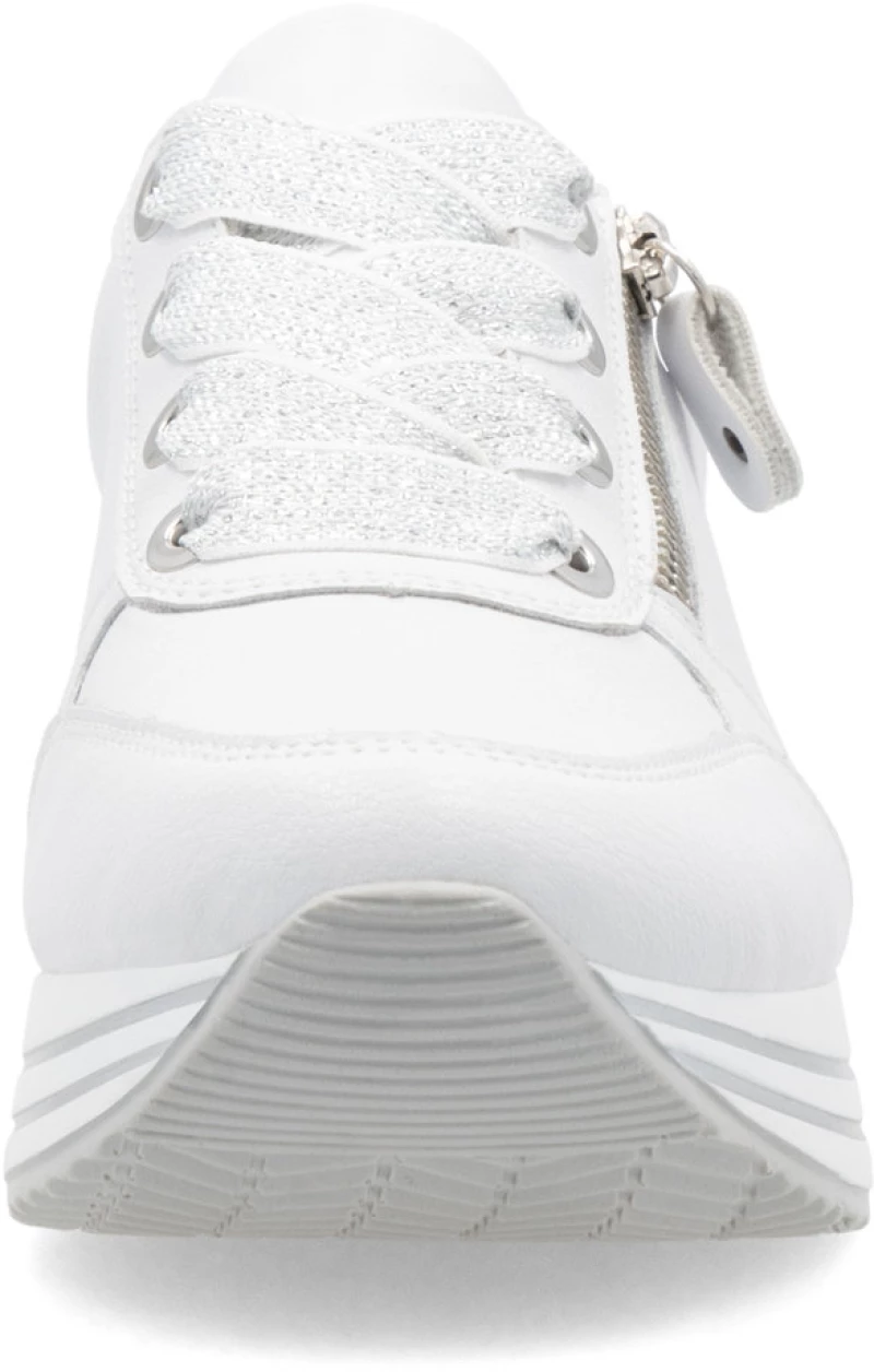 Remonte D1302-82 Ανατομικό Δερμάτινο Sneaker Λευκό