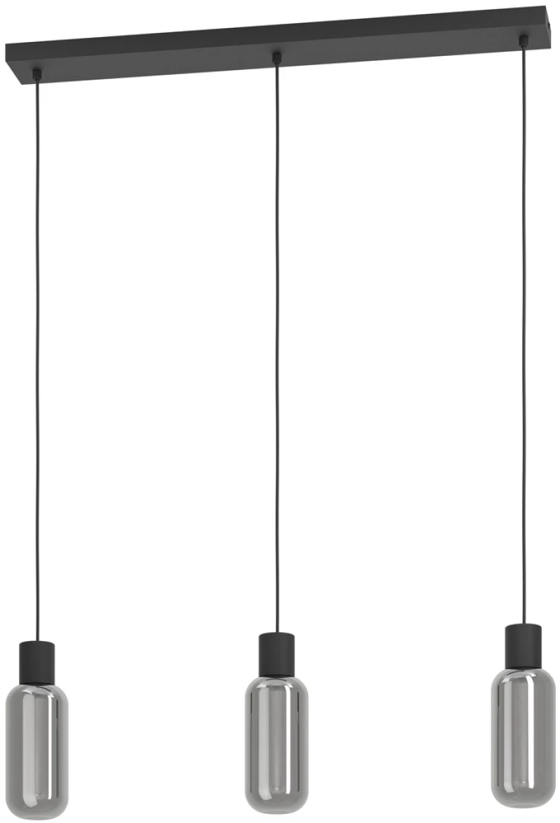 Φωτιστικό Κρεμαστό Eglo 901005 MAIONE Μαύρο Ματ (Black Mat)
