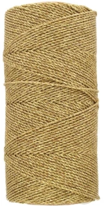 Beadsmith PLY04-GLD Κηρόσπαγγος 1mm Gold Metallic 144m Βραζιλίας