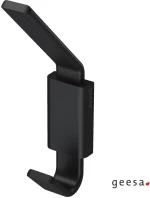 Άγκιστρο μπάνιου διπλό Frame Geesa Black Matt