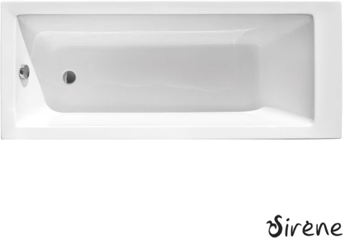 Μπανιέρα Ακρυλική CUBIC 170x80, Sirene White