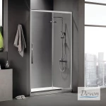 SLIDER 140  (137-141εκ) H.220 DEVON FLOW CLEAN-GLASS CHROME