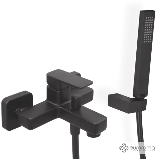 Μπαταρία Λουτρού Quadra Eurorama Black Matt