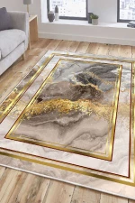 Χαλί Els2416 599HFT4480 Grey-Gold Conceptum Hypnose 120X180cm