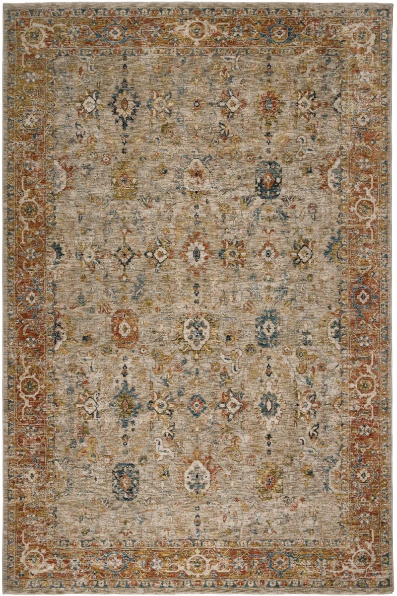 Χαλί Naf Naf Vittoria 153B Beige-Multi Βιοκαρπέτ 240X310cm