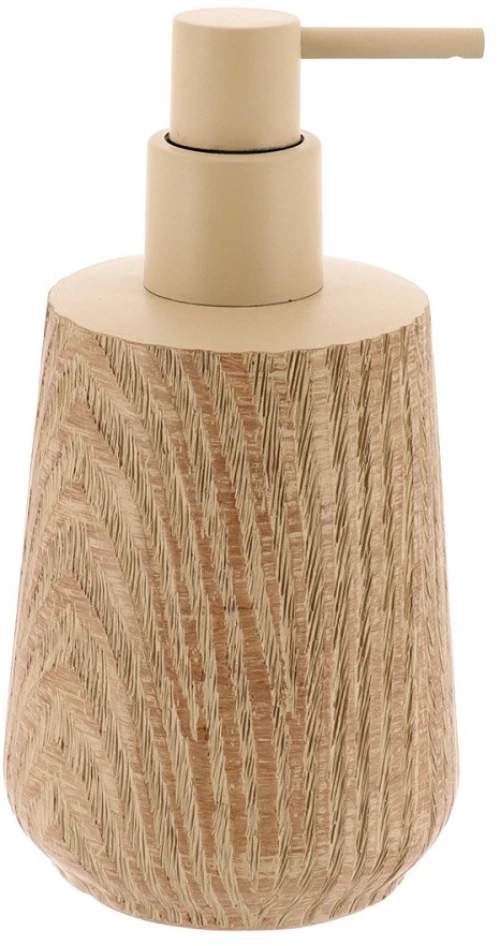 Δοχείο Κρεμοσάπουνου DS-4650L05 Polyresin 9x17,5cm Beige MRShome Πολυρεσίνη
