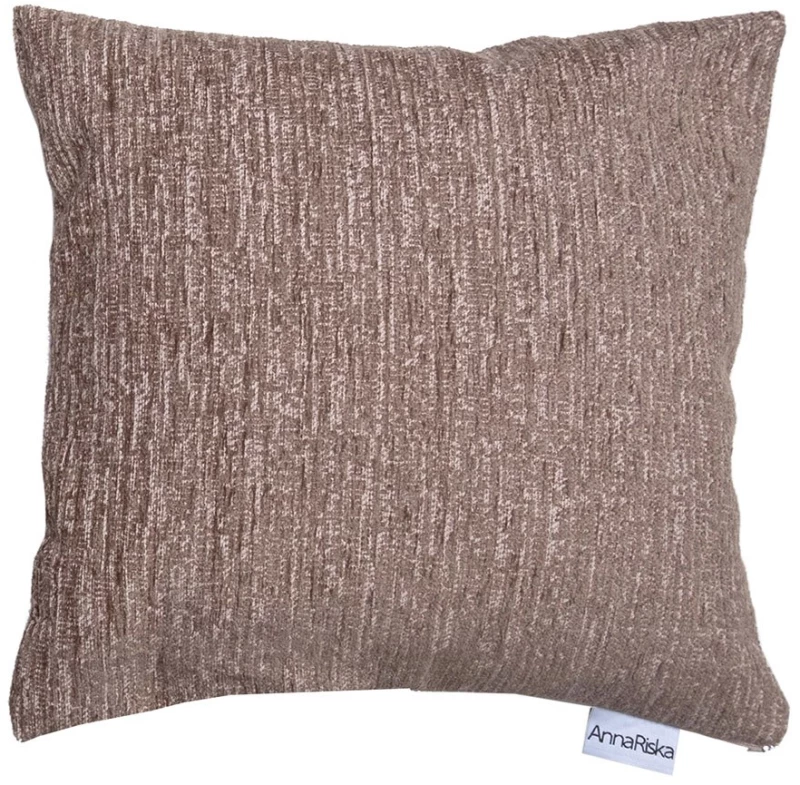 Μαξιλάρι Διακοσμητικό (Με Γέμιση) 1456 Linen Anna Riska 55X55 Chenille,Βαμβάκι,Polyester