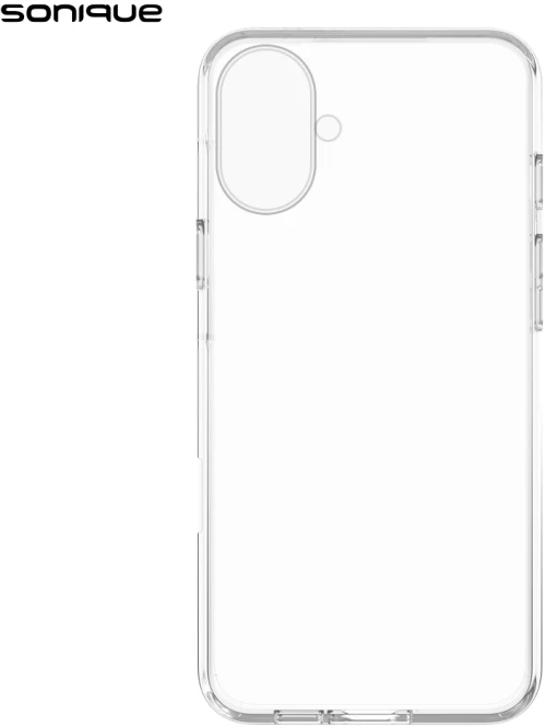 Θήκη Σιλικόνης Sonique Crystal Clear Apple (Big Hole) iPhone 17 Διάφανο