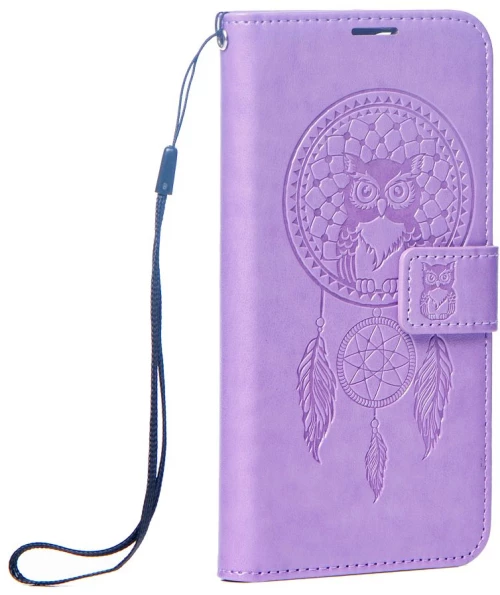 Mezzo Book Case For Samsung A17 Dreamcatcher Purple