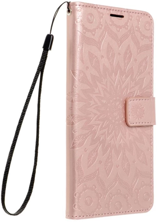 Mezzo Book Case For Samsung S25 Fe Mandala Rose Gold