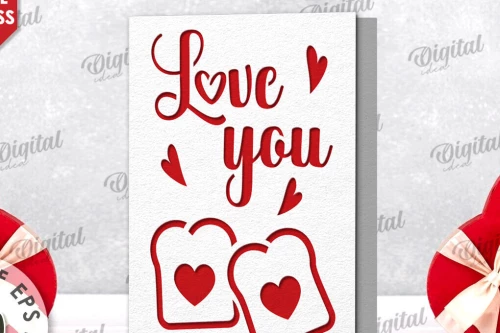 Intra απο ξύλο plywood 3mm-4mm πάχος – Χαρτί κάρτα για την ημέρα του Αγίου Βαλεντίνου. Αγαπήστε το Δίασταση  20x20 cm INTRAFABR-114392959