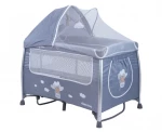 ΠΑΡΚΟΚΡΕΒΑΤΟ 2 ΕΠΙΠΕΔΩΝ KIKKA BOO DREAMY GREY 31003010087