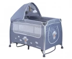 ΠΑΡΚΟΚΡΕΒΑΤΟ 2 ΕΠΙΠΕΔΩΝ KIKKA BOO DREAMY GREY 31003010087