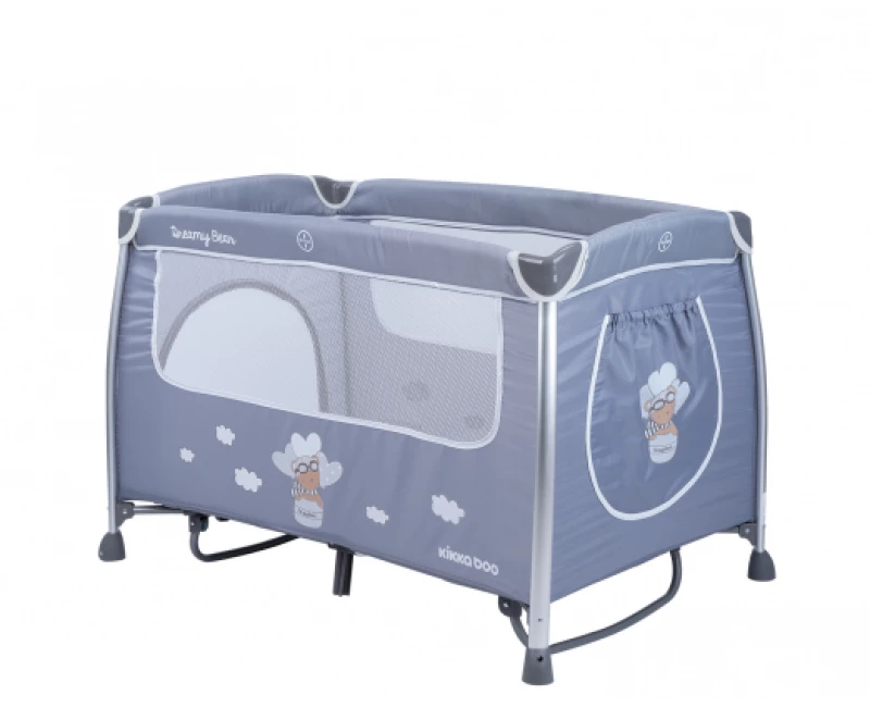 ΠΑΡΚΟΚΡΕΒΑΤΟ 2 ΕΠΙΠΕΔΩΝ KIKKA BOO DREAMY GREY 31003010087