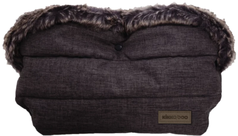 KIKKA BOO ΓΑΝΤΙ ΚΑΡΟΤΣΙΟΥ FUR MELANGE BLACK 31108040104