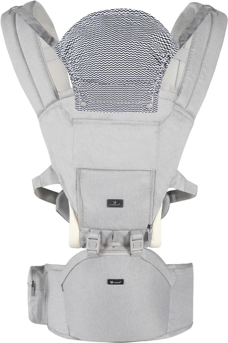 CANGAROO ΒΡΕΦΙΚΟ ΜΑΡΣΙΠΟ ΜΕ ΚΑΘΙΣΜΑ ΑΠΟΣΠΩΜΕΝΟ IVY GREY 3800146271220