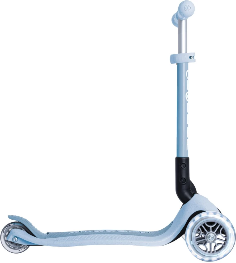 Globber Scooter Junior Foldable Lights Eco Blueberry (692-501)