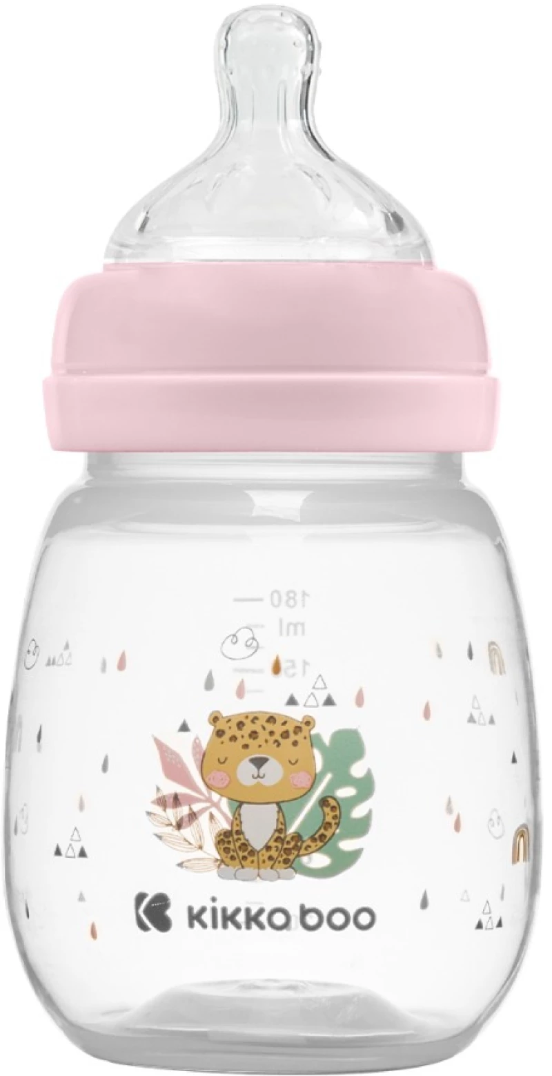 KIKKA BOO ΜΠΙΜΠΕΡΟ ΠΛΑΣΤΙΚΟ PP 180ML SAVANNA PINK 31302020095