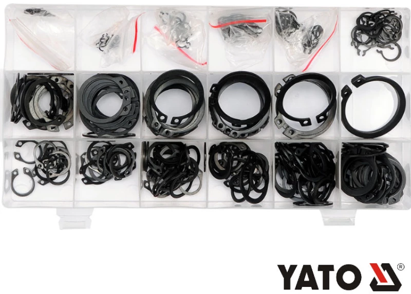 Yato YT-06880 Σετ εξωτερικές ασφάλειες για άξονα 300τεμ