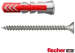 Fischer 535486 Ανοξείδωτη A2 βίδα με νάιλον βύσμα DuoPower 6x30 S 4τεμ