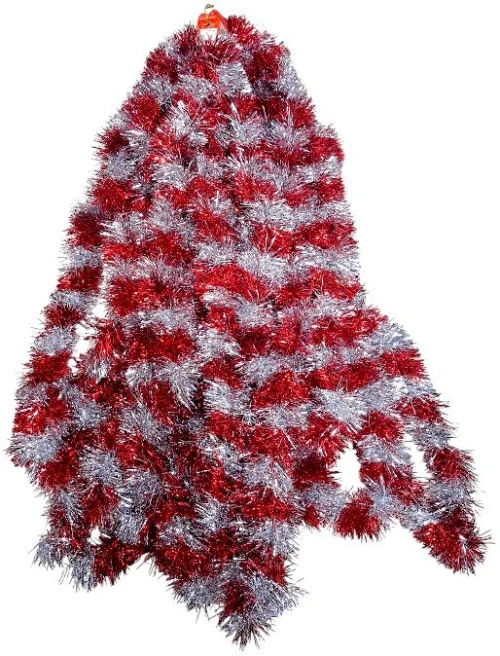 Σετ Χριστουγεννιάτικες Γιρλάντες - 10pcs - 2m*9cm - 21222 - Red