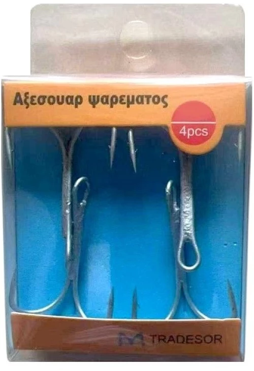 Αγκίστρια σαλαγκιές - 4pcs - 1/0 - 832505