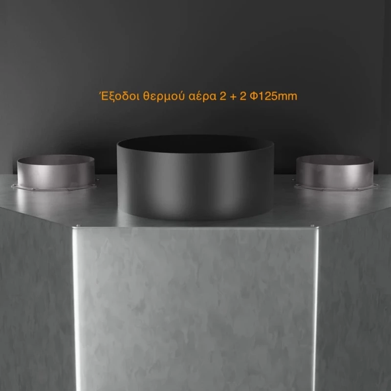 Panthermica PAN81K Ενεργειακό τζάκι Ξύλου