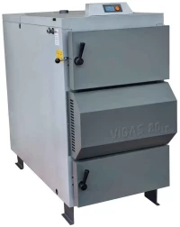 Λέβητας Ξύλου 80KW Vigas Πυρόλυσης Με Αισθητήρα Λάμδα
