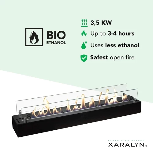 Xaralyn Burner XL Black Καυστήρας Βιοαιθανόλης
