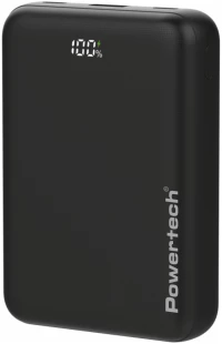 POWERTECH power bank PT-1503 με οθόνη, 20000mah, 22.5W, μαύρο - 5210131141472