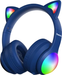Kiddoboo Delulu Bluetooth Headphones DiscoBeats Blue