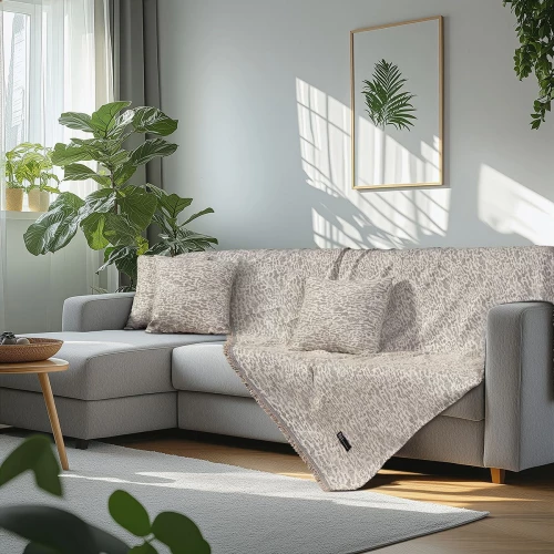 Beauty Home Ριχτάρια σετ 2τμχ Art 8641 (170x240+170x290) Εκρού