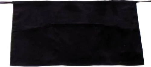 Ποδιά Μέσης Μαύρη με 3 Τσέπες - Καπαρντίνα 240γρ, 35x60cm (MARK735)