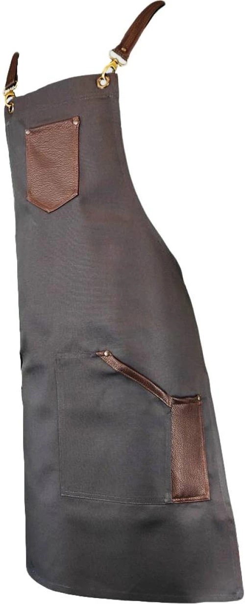 Ποδιά Λαιμού Γκρι Με Χιαστί Δέσιμο  85x65cm MARK997 GREY