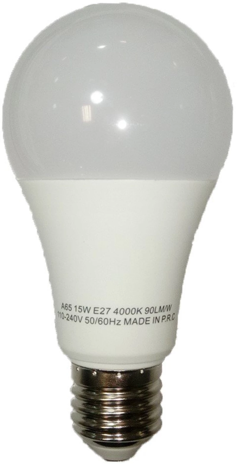 Λάμπα LED A65 15W E27 4000K Ψυχρό Λευκό 1300lm – Ενεργειακή Α+ Cool White