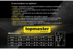 TOP MASTER Φόρμα τιράντα μαύρη M 557801
