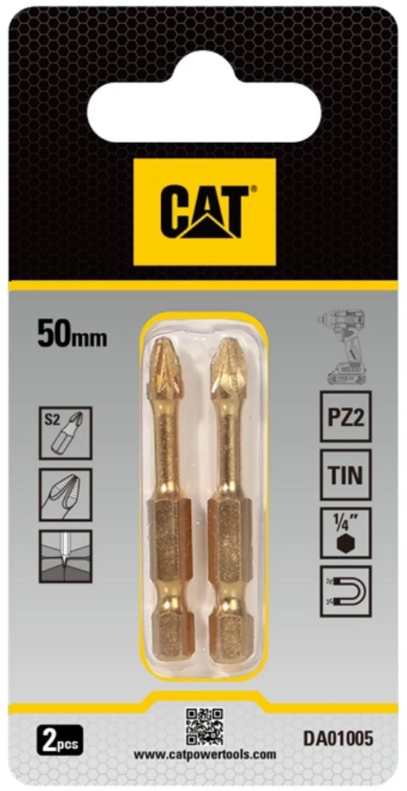 CAT Μύτη κατσαβιδιού αστέρι με μέγεθος PZ2 50mm συσκευασία 2τεμ. DA01005