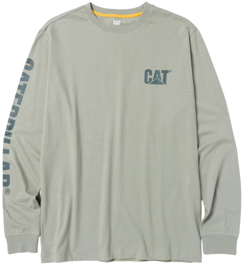 CAT Μπλουζάκι μακρυμάνικο trademark tee πράσινο M 1510034